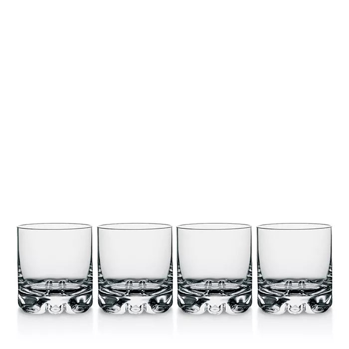  Orrefors Erik Double Old Fashion Glass Set of 4 - Clear - Bonton