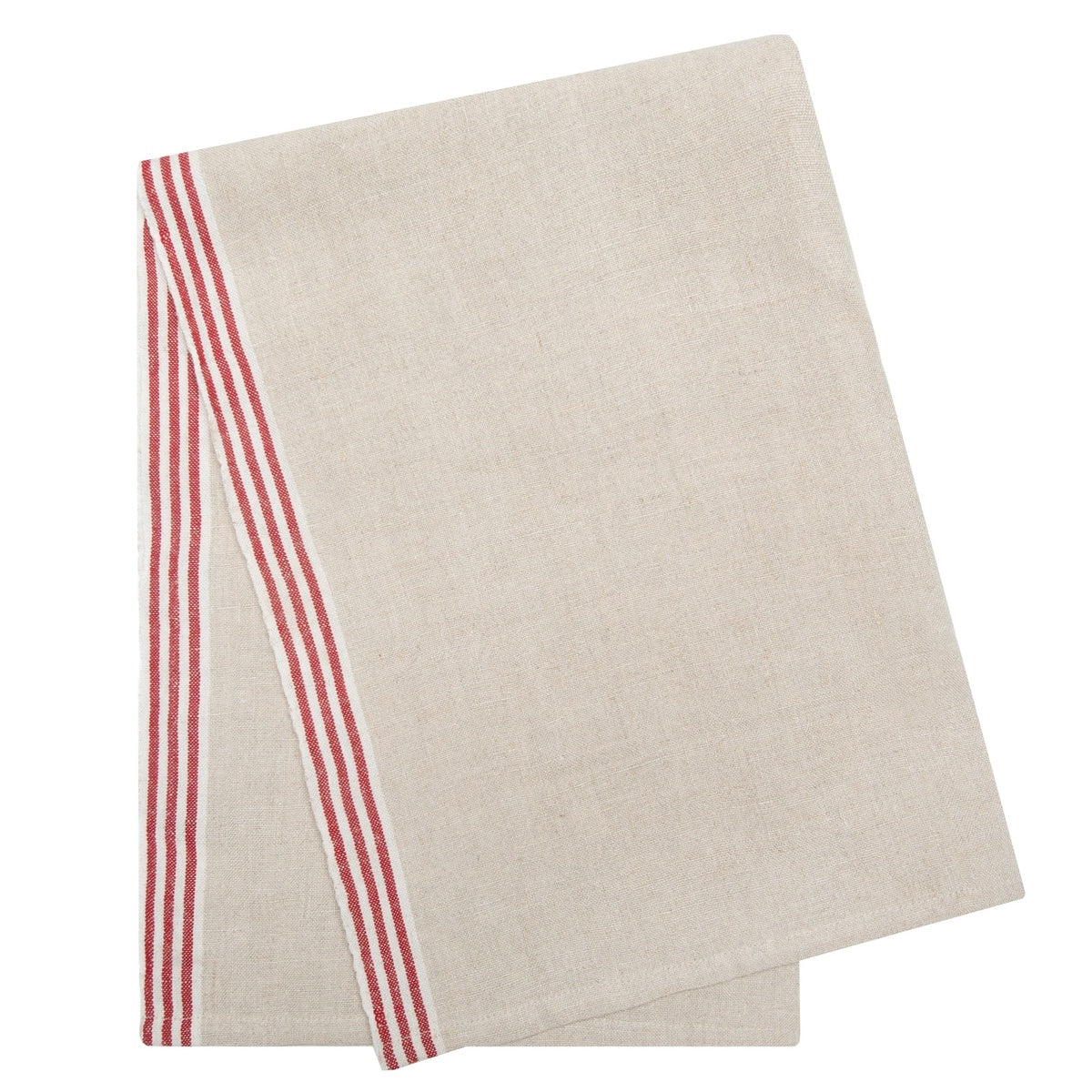  Caravan Alsace Natural Tea Towels 20x30 - Set of 2 - Natural & Blue - Bonton