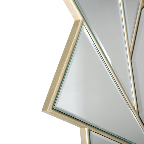 Pinwheel Circular Accent Mirror