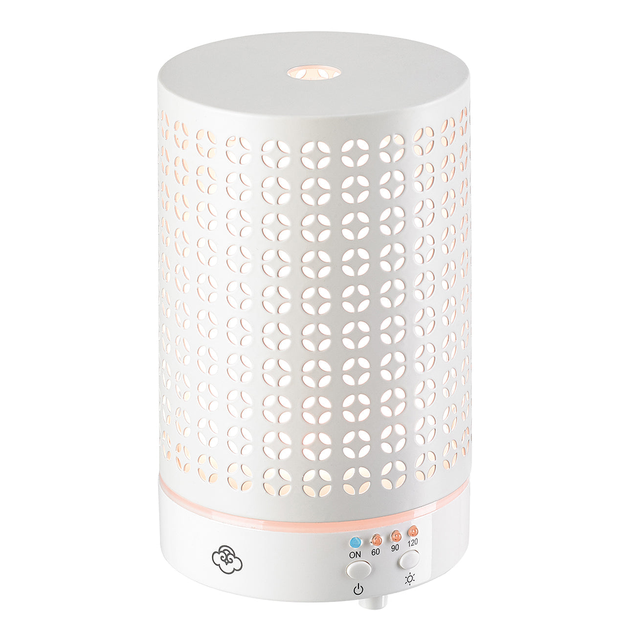  Serene House Cosmos White Metal Ultrasonic Diffuser - White - Bonton