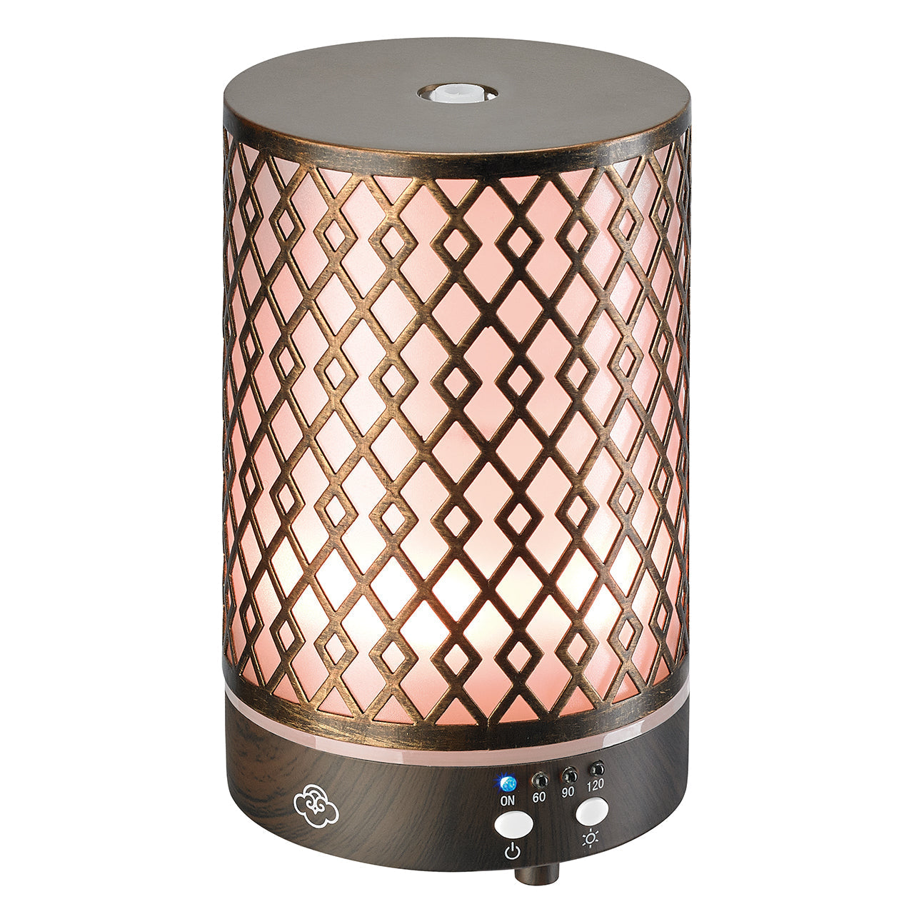  Serene House Arrow Brown Metal Ultrasonic Diffuser - Brown - Bonton