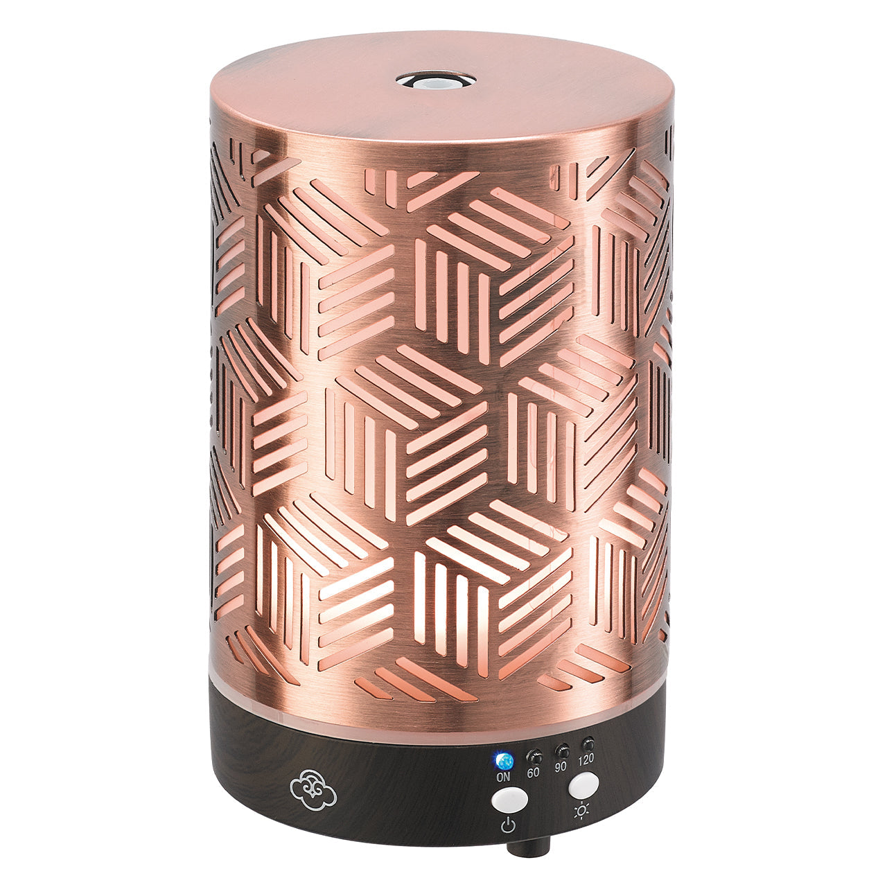  Serene House Array Copper Metal Ultrasonic Diffuser - Copper - Bonton