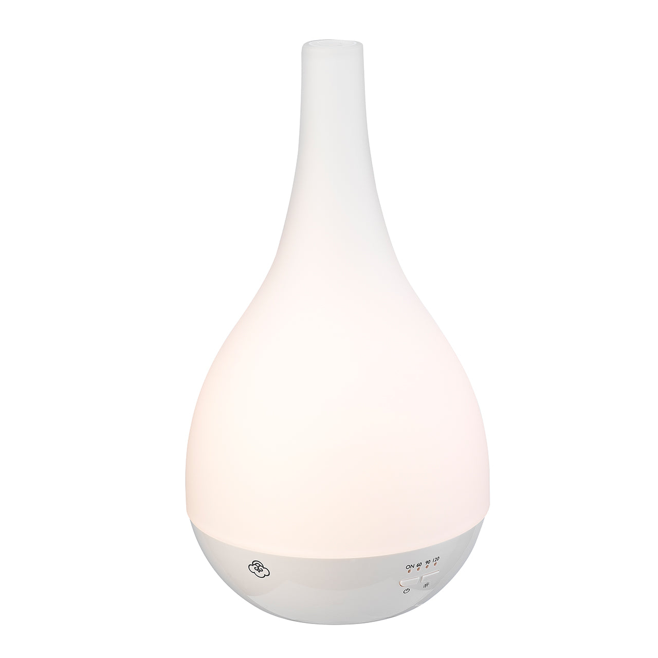  Serene House Comet White Glass Ultrasonic Diffuser - White - Bonton