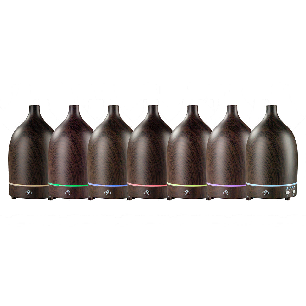  Serene House Vapor Dark Wood Ultrasonic 5V Diffuser - Brown - Bonton