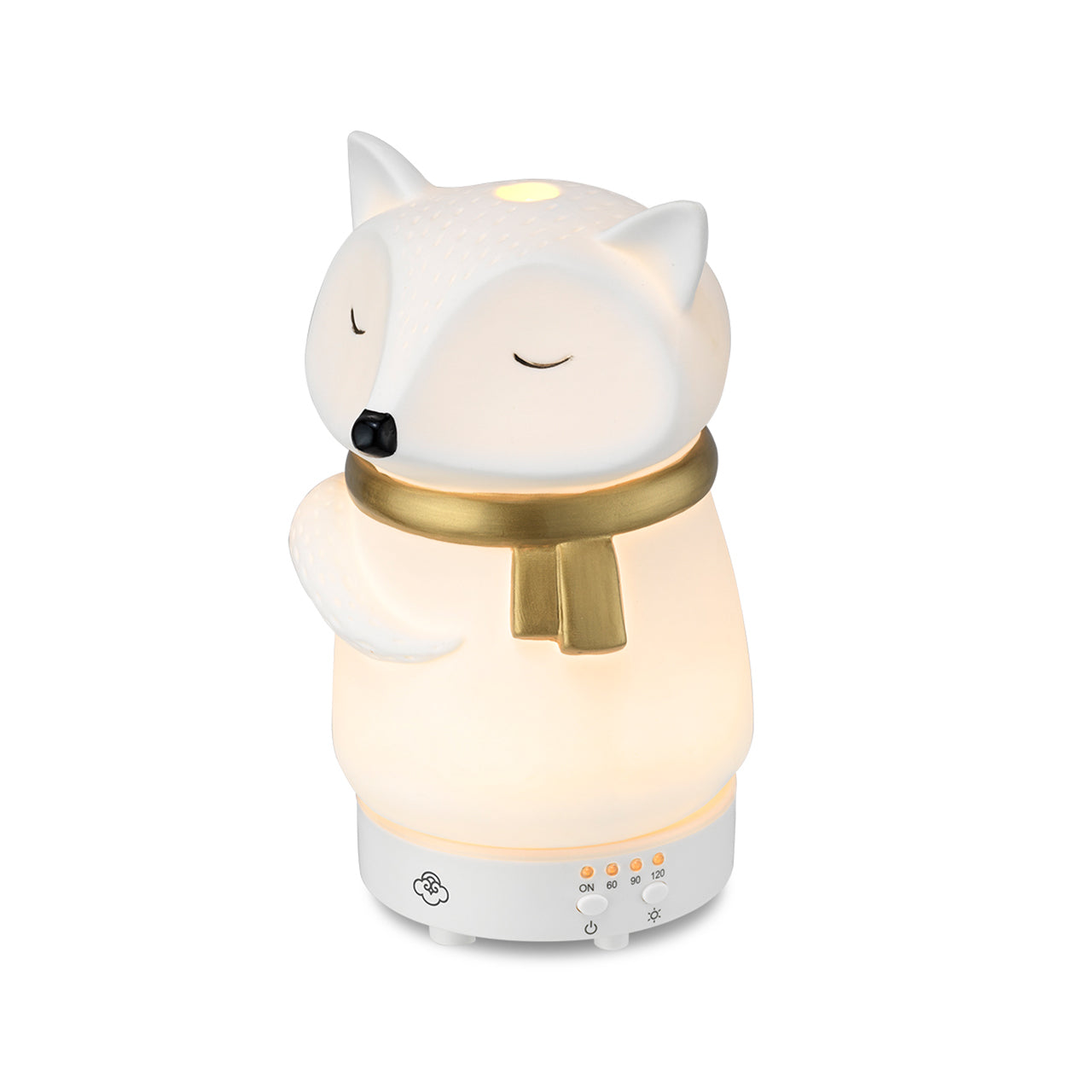  Serene House Snow Fox White Ultrasonic Diffuser - White - Bonton