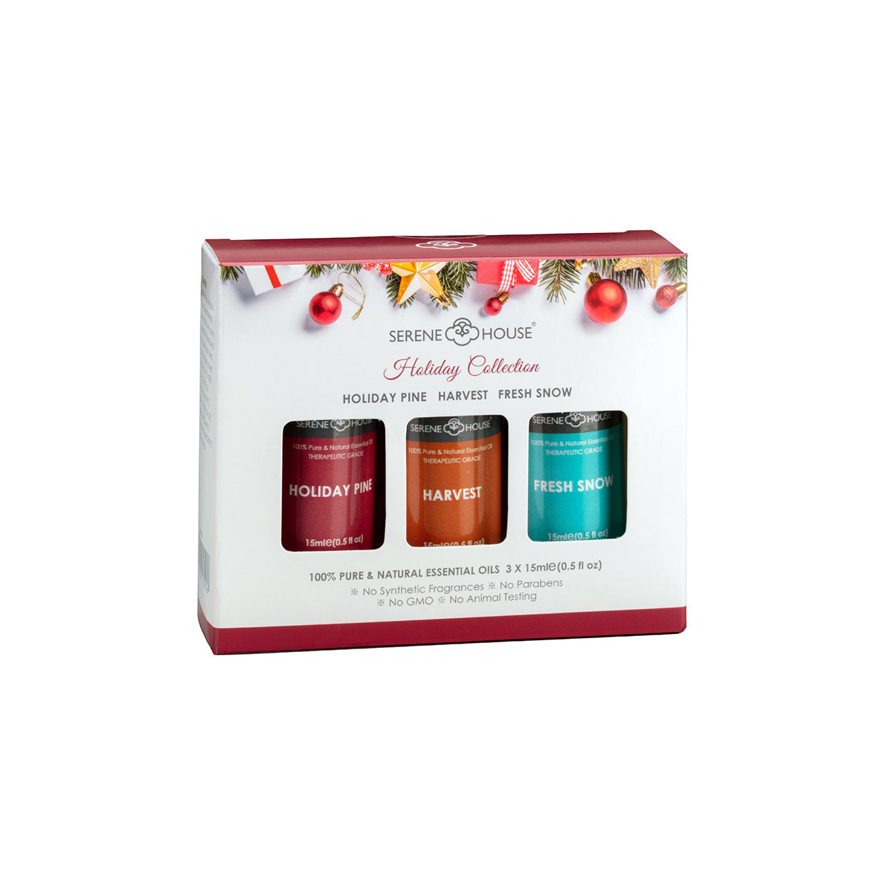  Serene House Holiday Collection 100% Natural Essential Oil Gift Set - Multi - Bonton