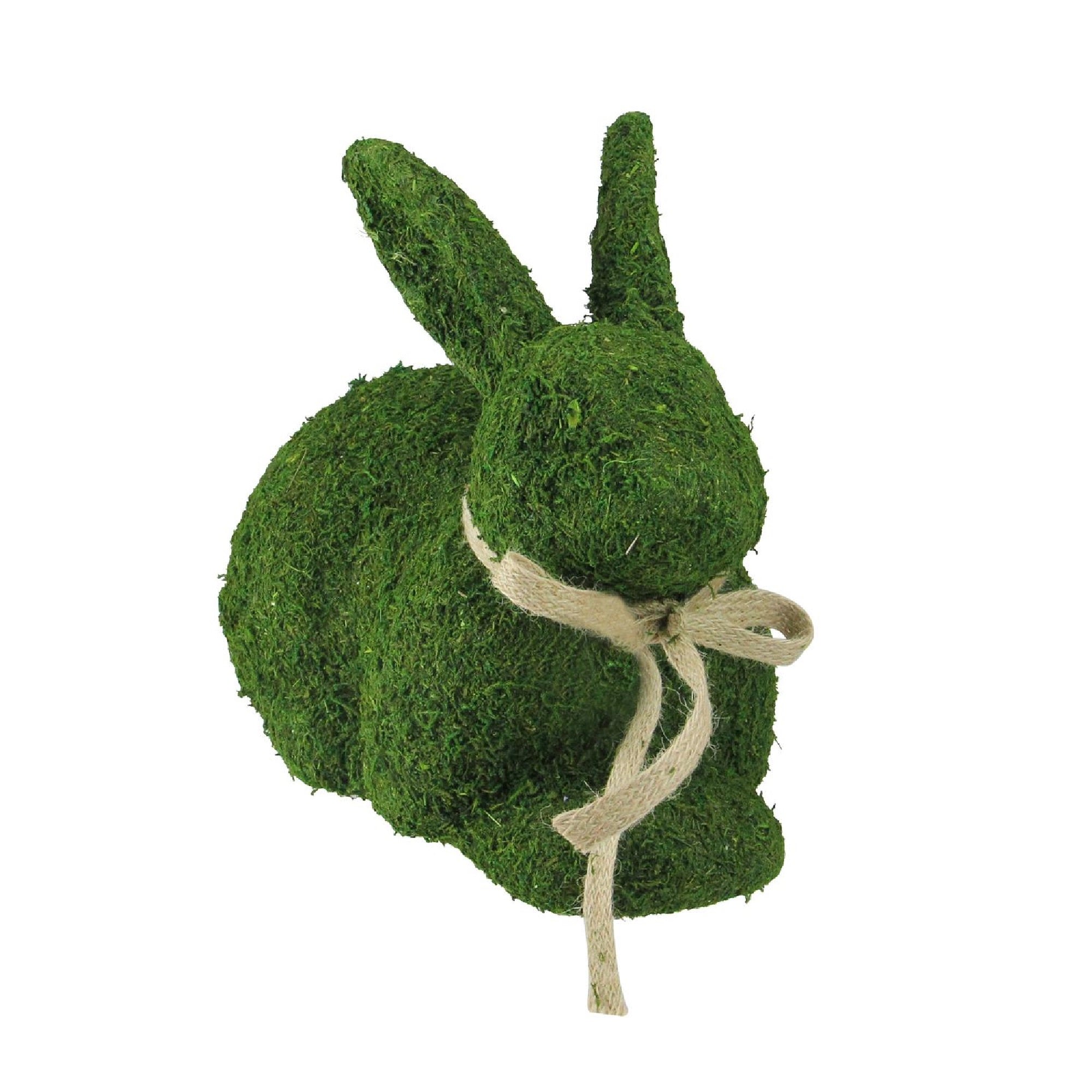  Green Moss Sitting Bunny Rabbit Spring Easter Figure, 11