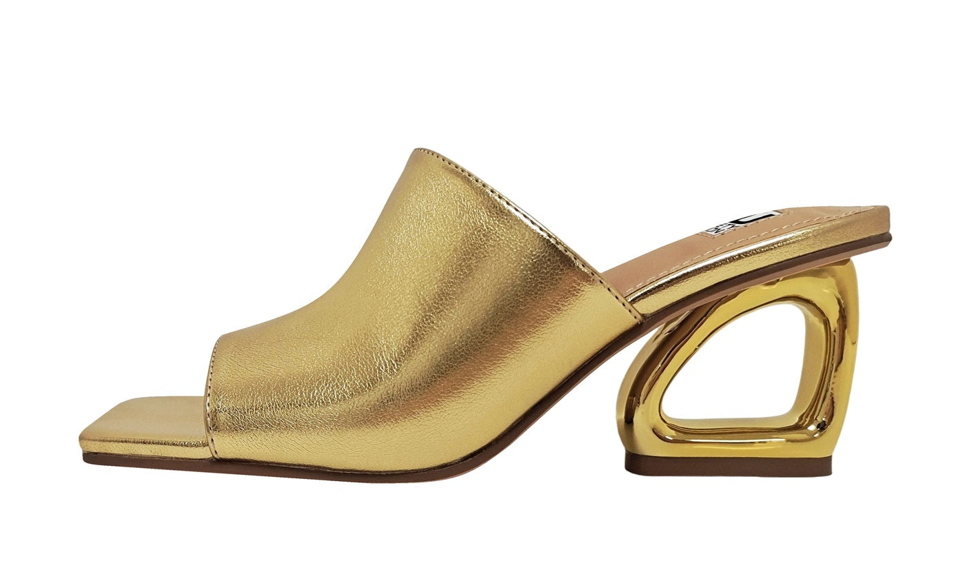  Ninety Union Florence Metal Heel Slide - Gold - Bonton