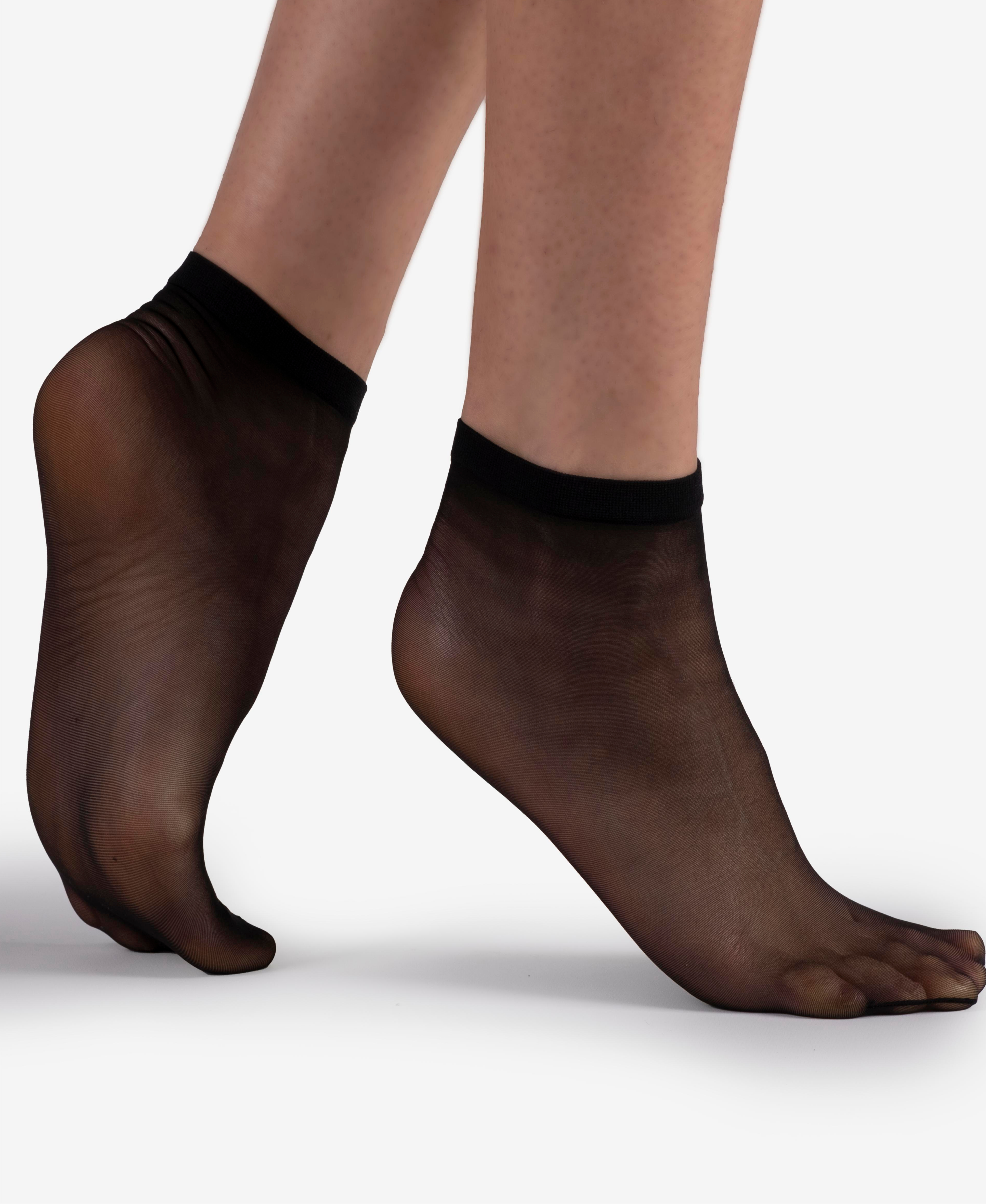  LECHERY LECHERY SHEER SOCKS (1 PACK) - BLACK - Bonton