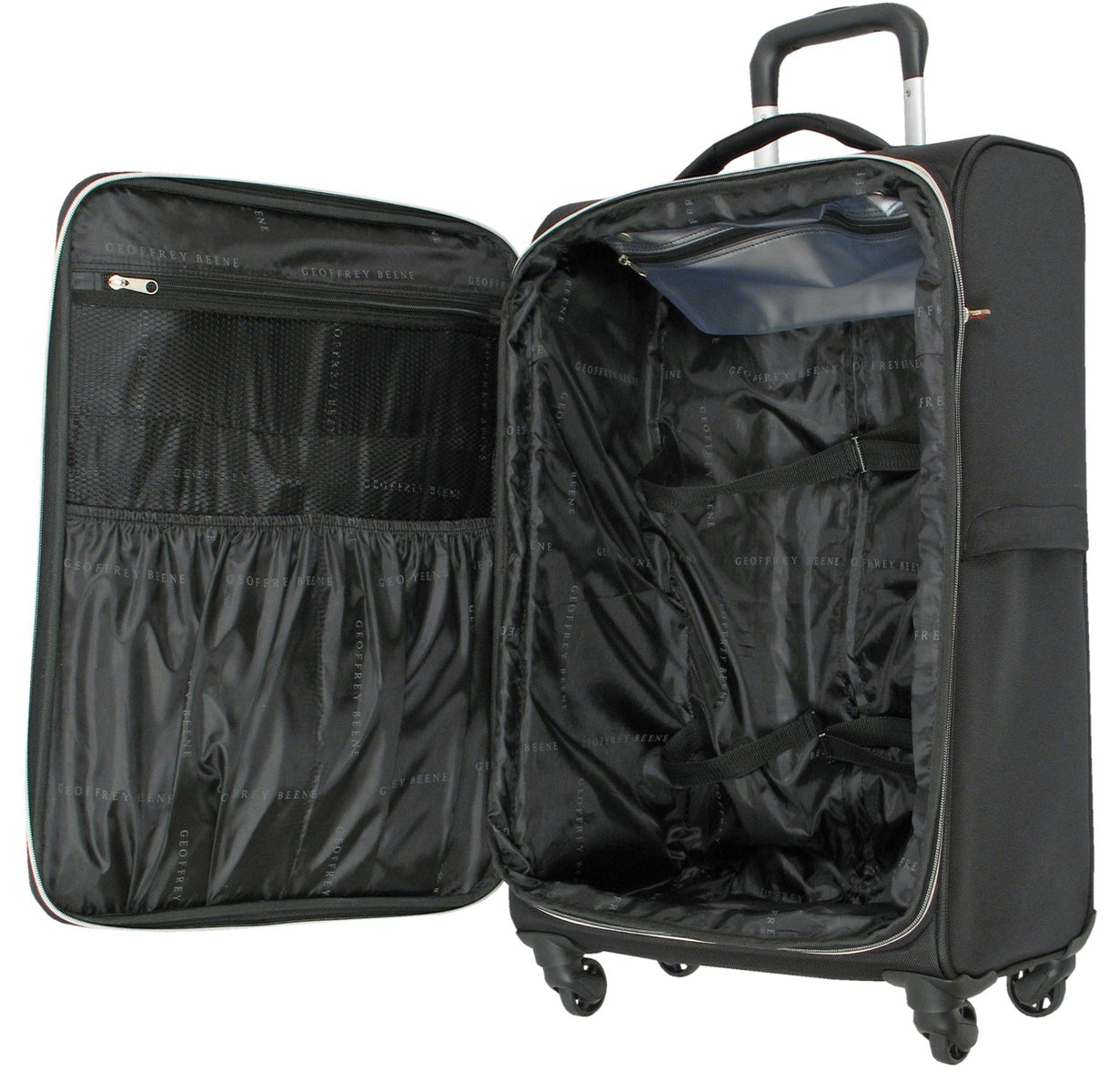  Geoffrey Beene Geoffrey Beene Ultra Light-Weight Midnight Collection 3 Pc Luggage Set, Black - Default Title - Bonton