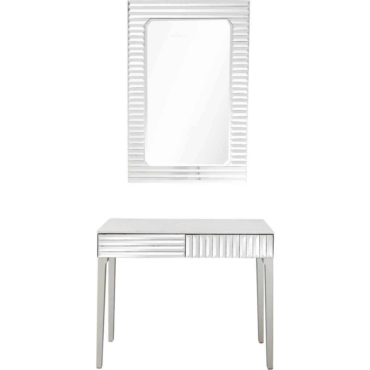  Carla Wall Mirror and Console - Console Table - Bonton