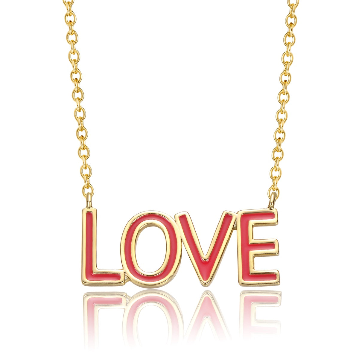  Rachel Glauber Cherished Love Kids 14K Gold Plated Necklace - Default Title - Bonton