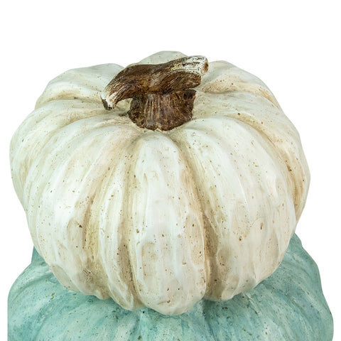 22" Triple Stacked Pumpkins Thanksgiving Tabletop Decor