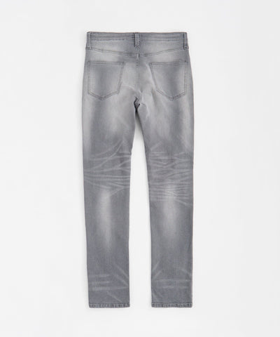 Skinny Rip and Repair Denim Pants - Grey