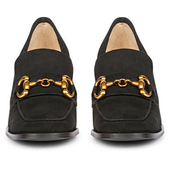 Saint G Vera Suede - Heeled Loafers