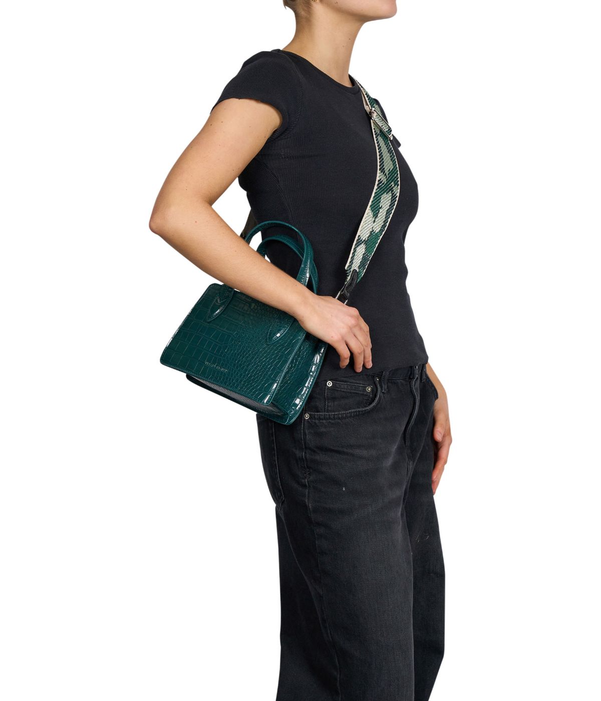 August Crossbody Bags Green