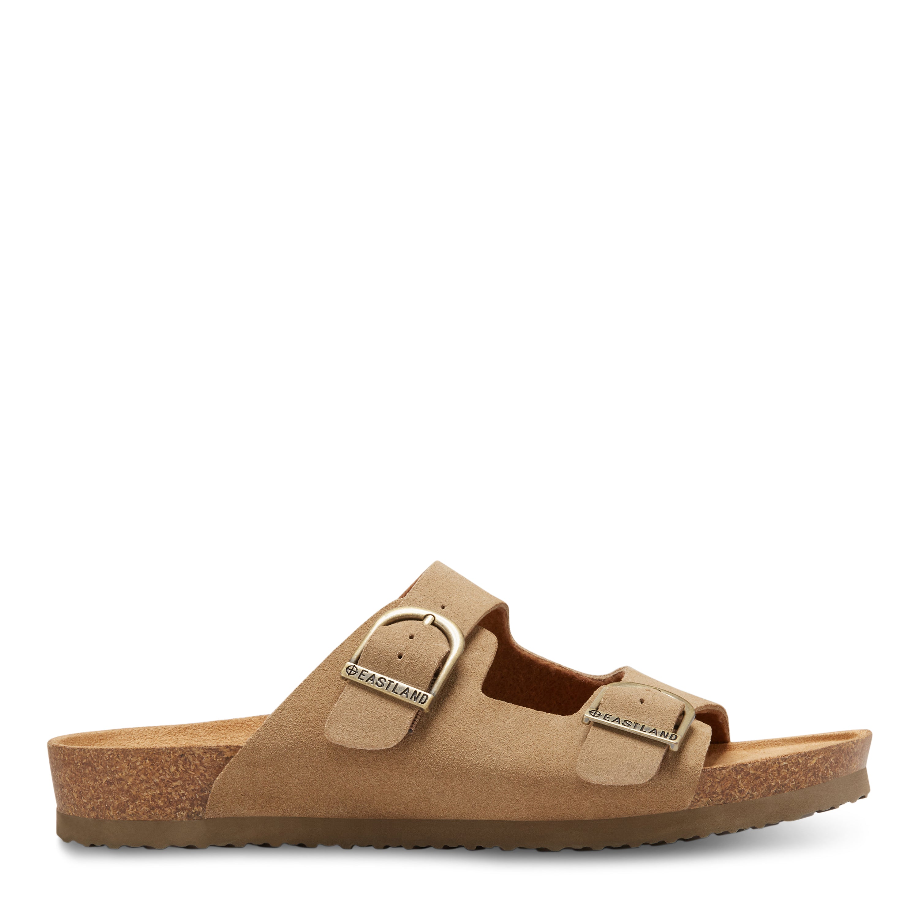  Eastland Cambridge Leather Sandal - Khaki Suede - Bonton