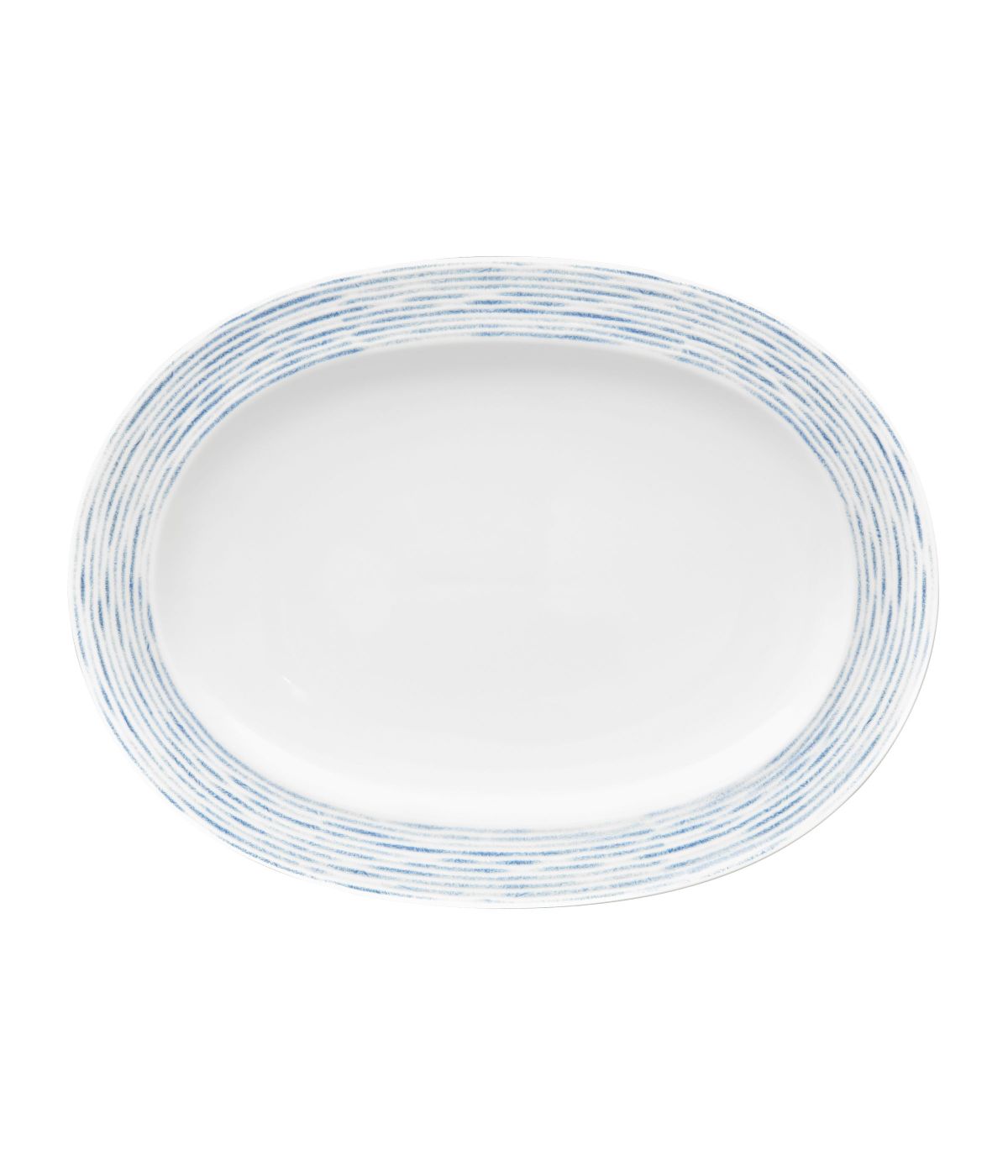  Noritake Hammock Oval Platter - Blue - Bonton