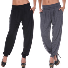 2-Pack Solid Harem Pants