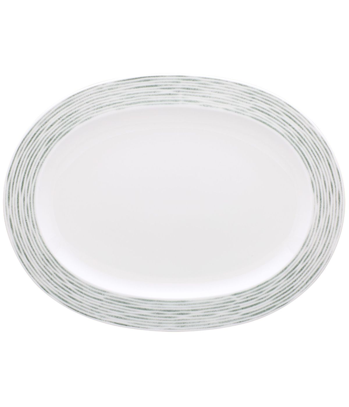  Noritake Hammock Oval Platter - Green - Bonton