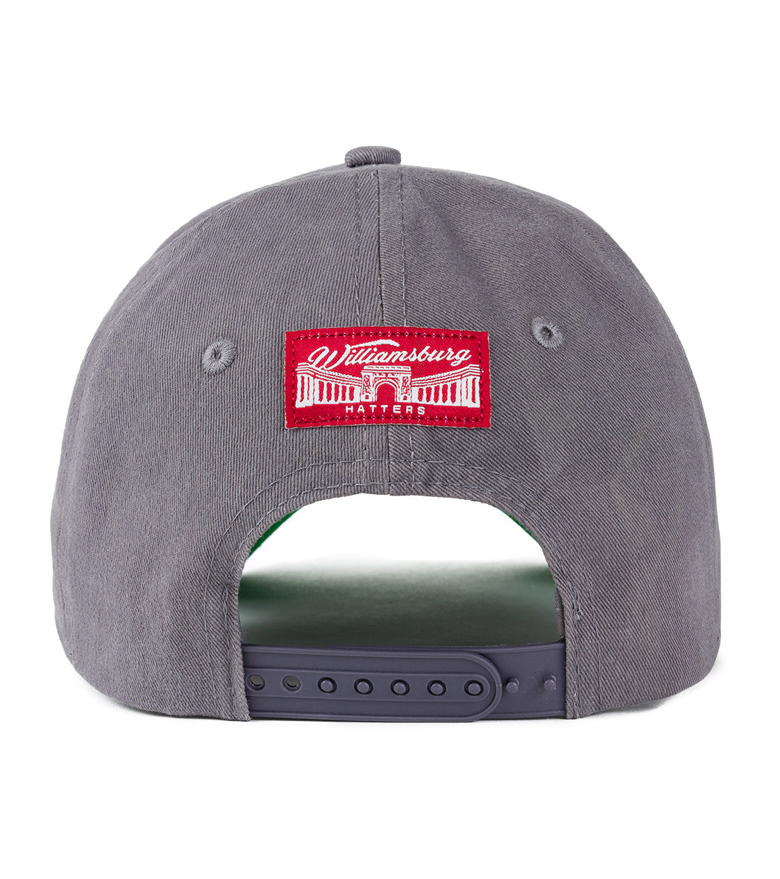  Williamsburg Hatters Unisex Structured Game Day Baseball Cap Classic Adjustable Hat - Gray - Bonton