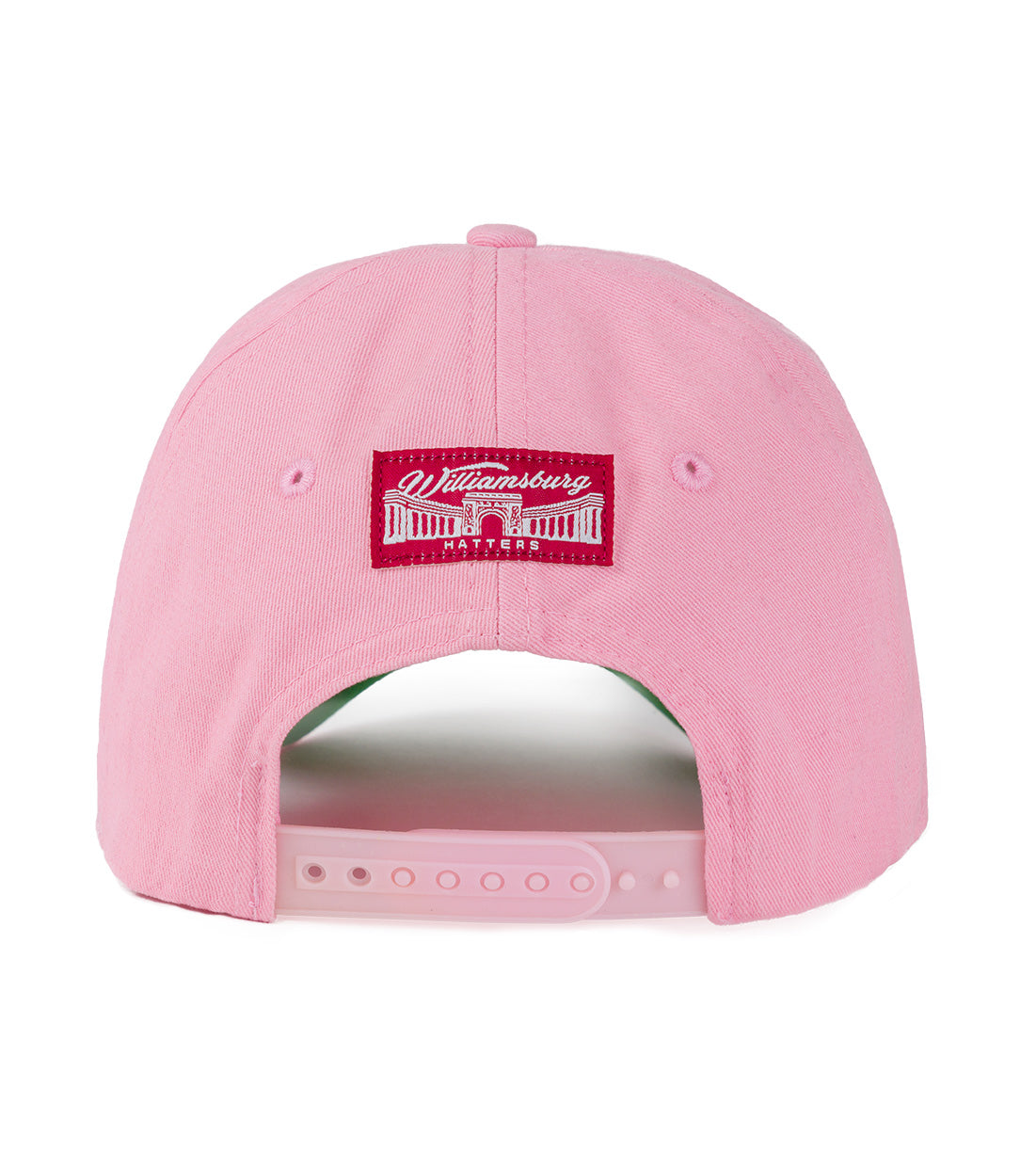  Williamsburg Hatters Unisex Unstructured Baseball Cap Classic Adjustable Dad Hat - Pink - Bonton