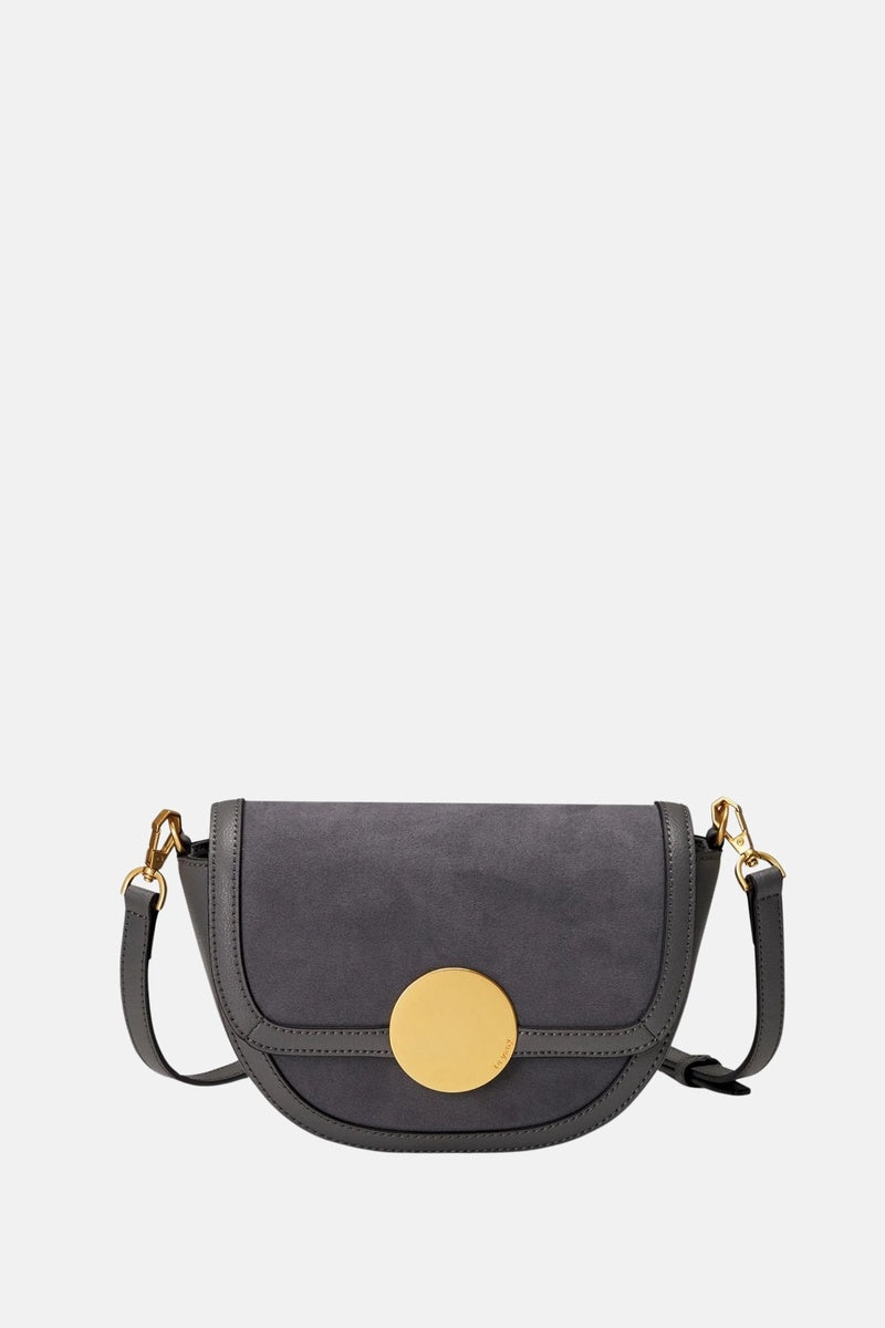  Oryany Oryany Lottie Suede  - Small Crossbody - Cool Grey / One Size - Default Title - Bonton