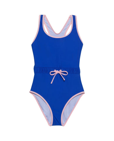 Ocean Round Neck One Piece Swimsuit