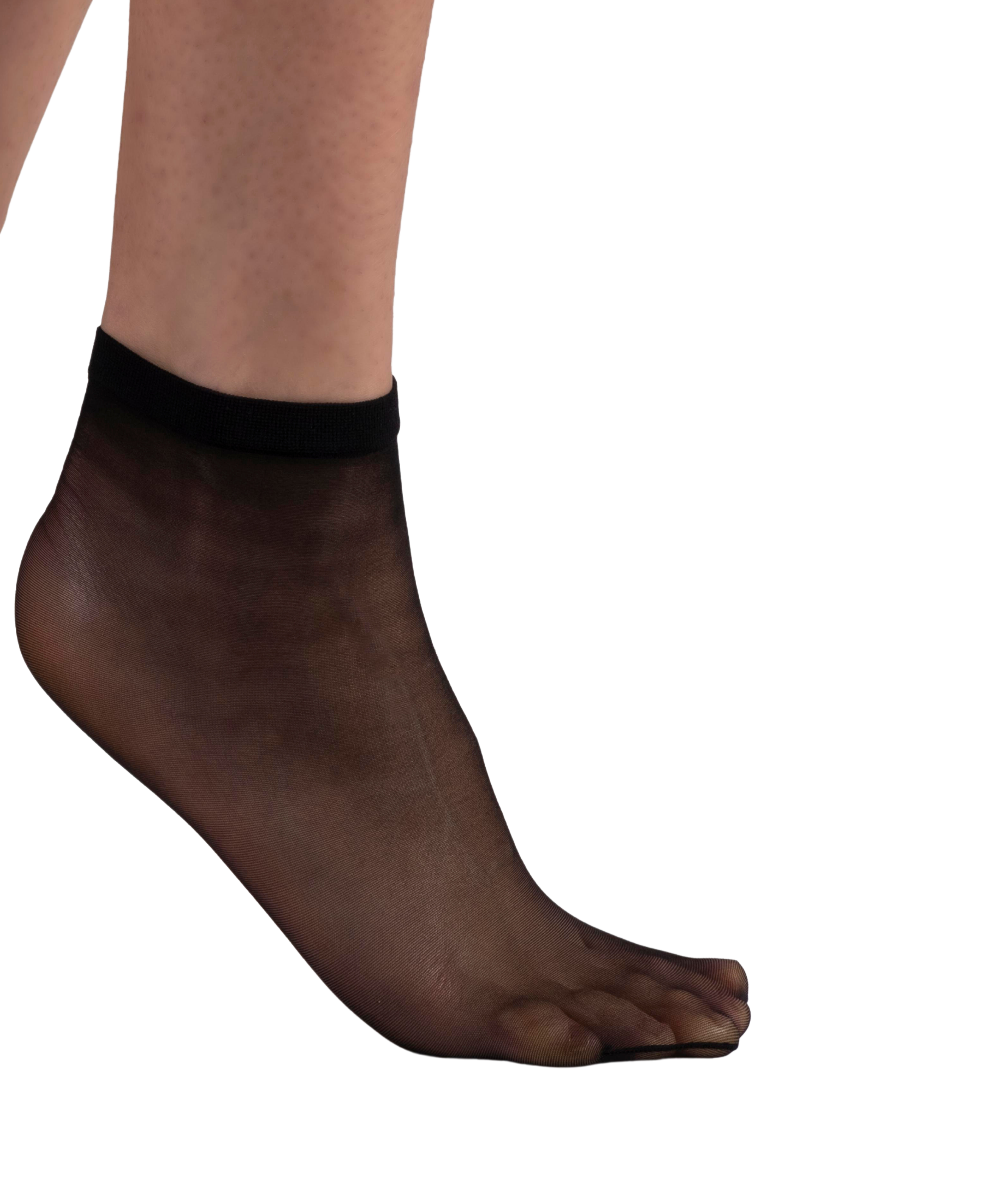  LECHERY LECHERY SHEER SOCKS (1 PACK) - BLACK - Bonton