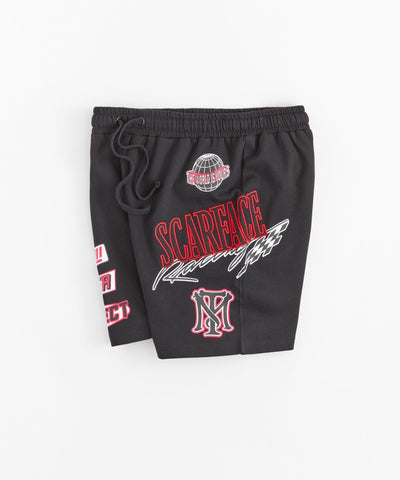Scarface Racing Short - Black