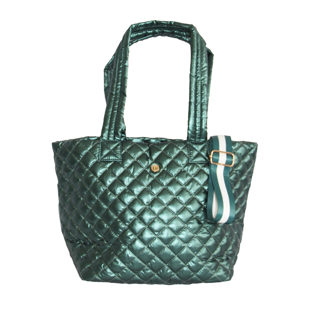  Lemonbella Debra Diamond Tote Festive Flair Glossy Pine - Default Title - Bonton