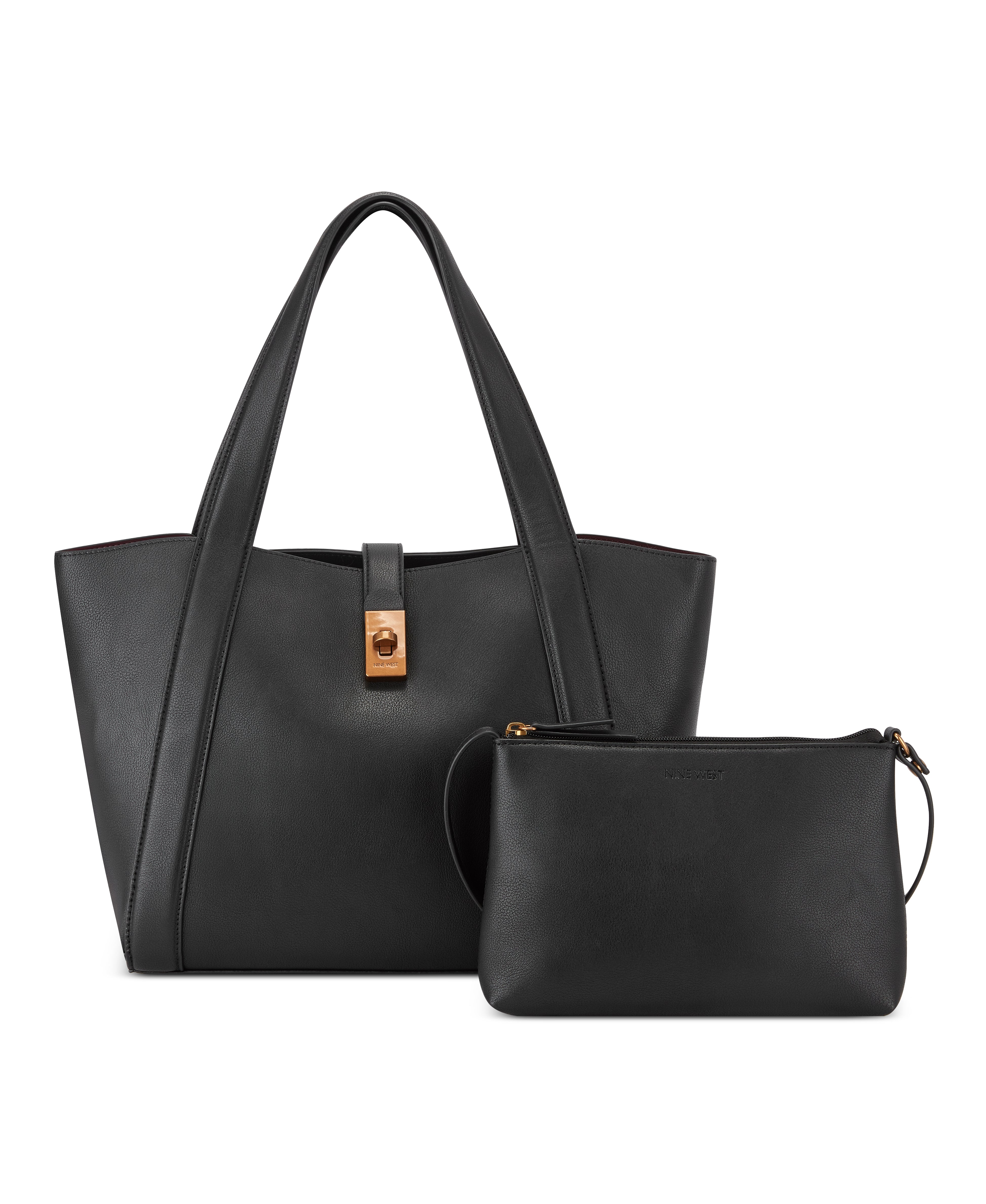  Nine West Morely 2 in 1 Tote - Black - Bonton