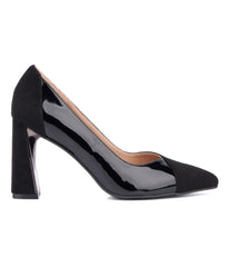 Torgeis Women's Dahlia Block Heels Black