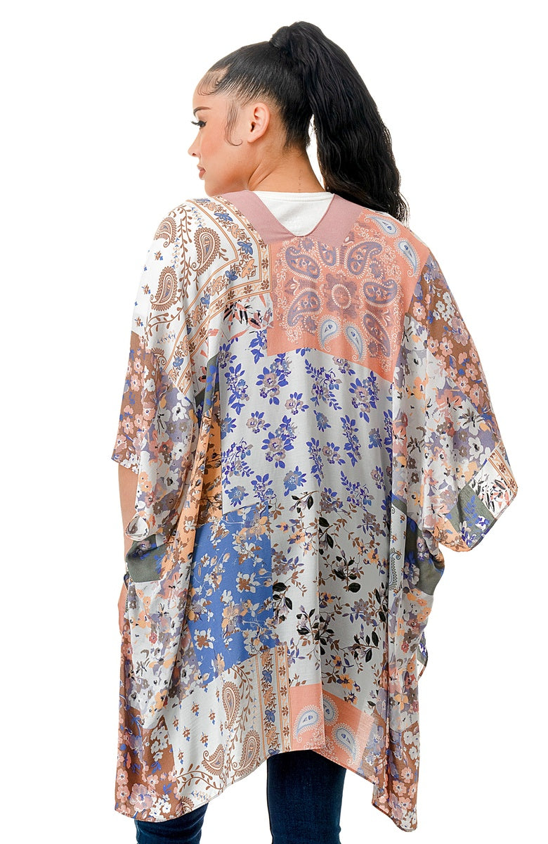  Marcus Adler The Jordan Kimono - BLUE - Bonton