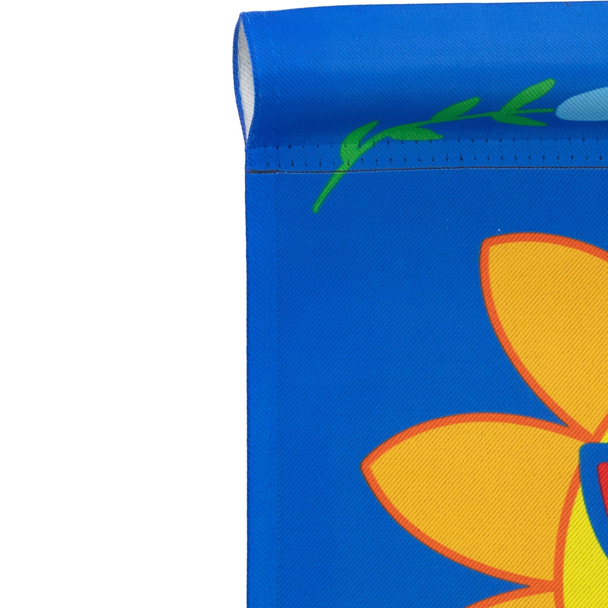  Northlight Smiling Sun Floral Outdoor Garden Flag 18