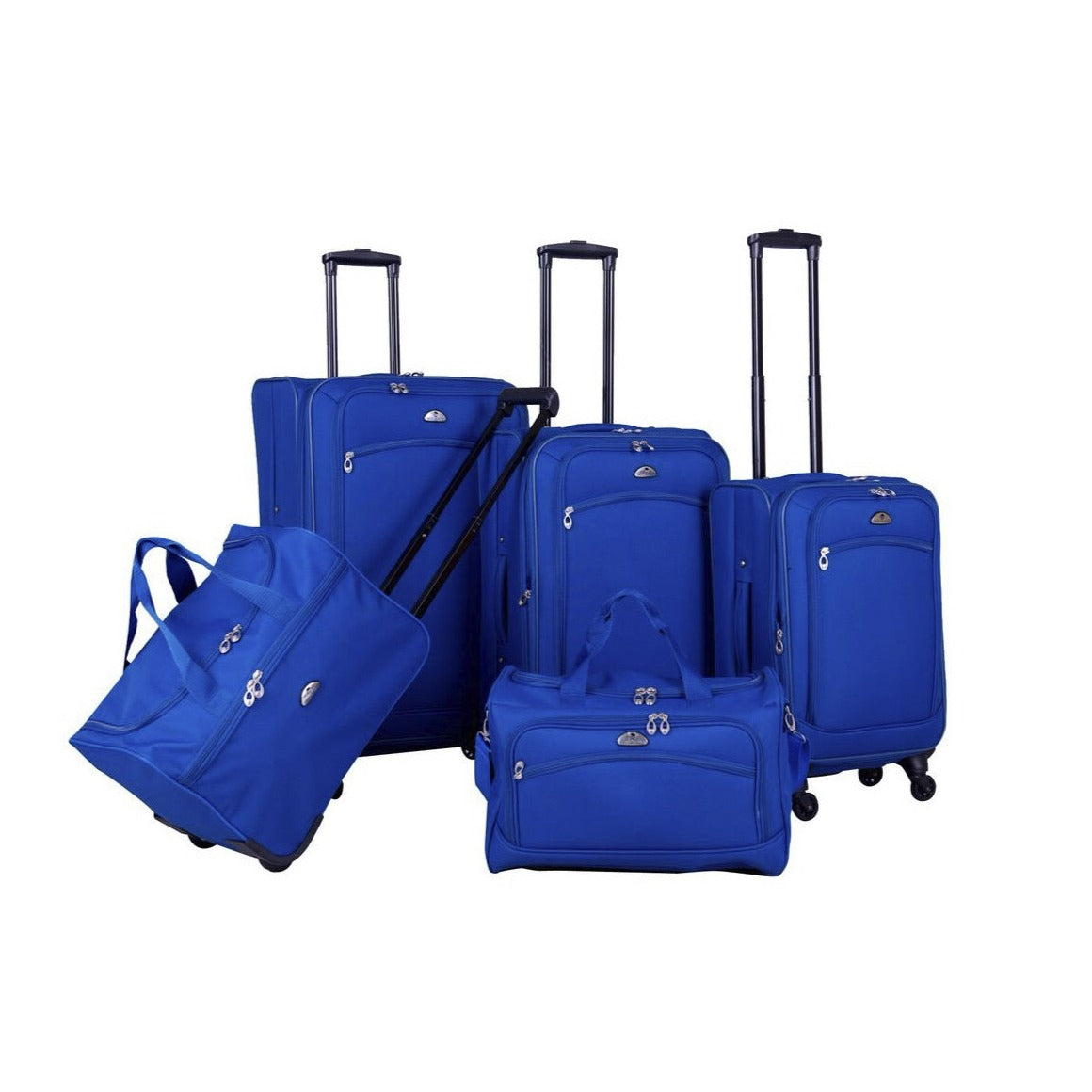  American Flyer American Flyer South West 5-Piece Luggage Set - Black - Bonton