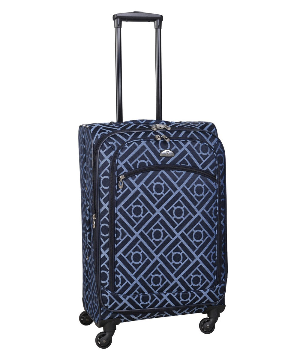  American Flyer American Flyer Astor 5-Piece Spinner Luggage Set - Blue - Bonton