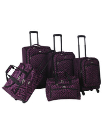 American Flyer Astor 5-Piece Spinner Luggage Set