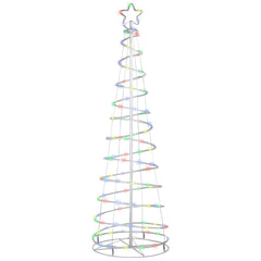 6' LED Color Changing Multiple Function Outdoor Spiral Christmas Tree