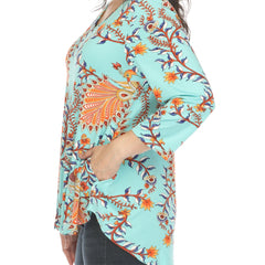 Women's Vibrant Boho Swing Top