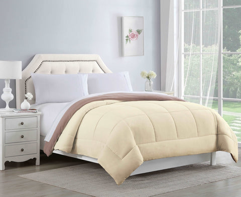 Bibb Home 2-Tone Reversible  Down Alternative Comforter.