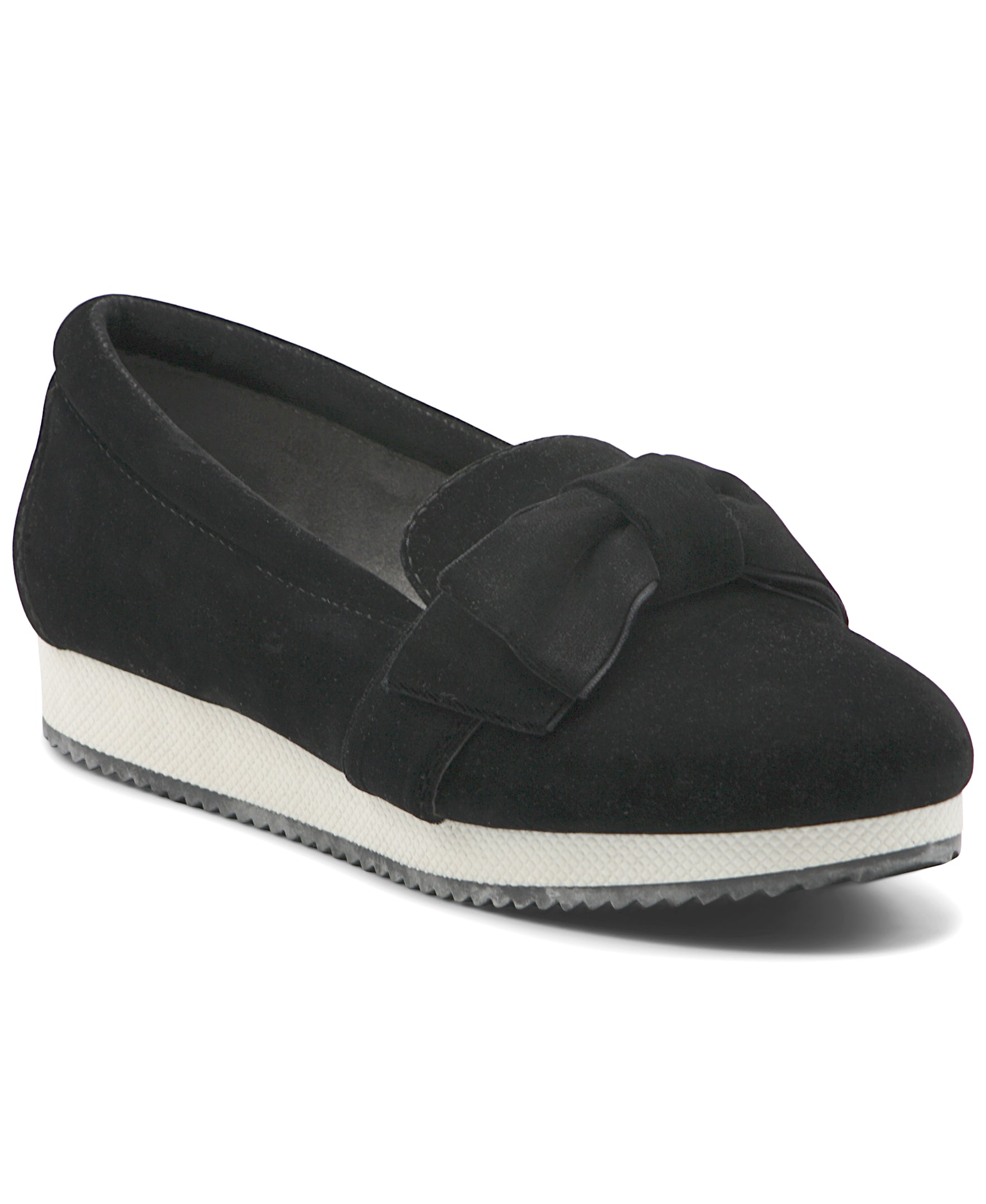  Garvey Casual Slip Ons - Black - Bonton