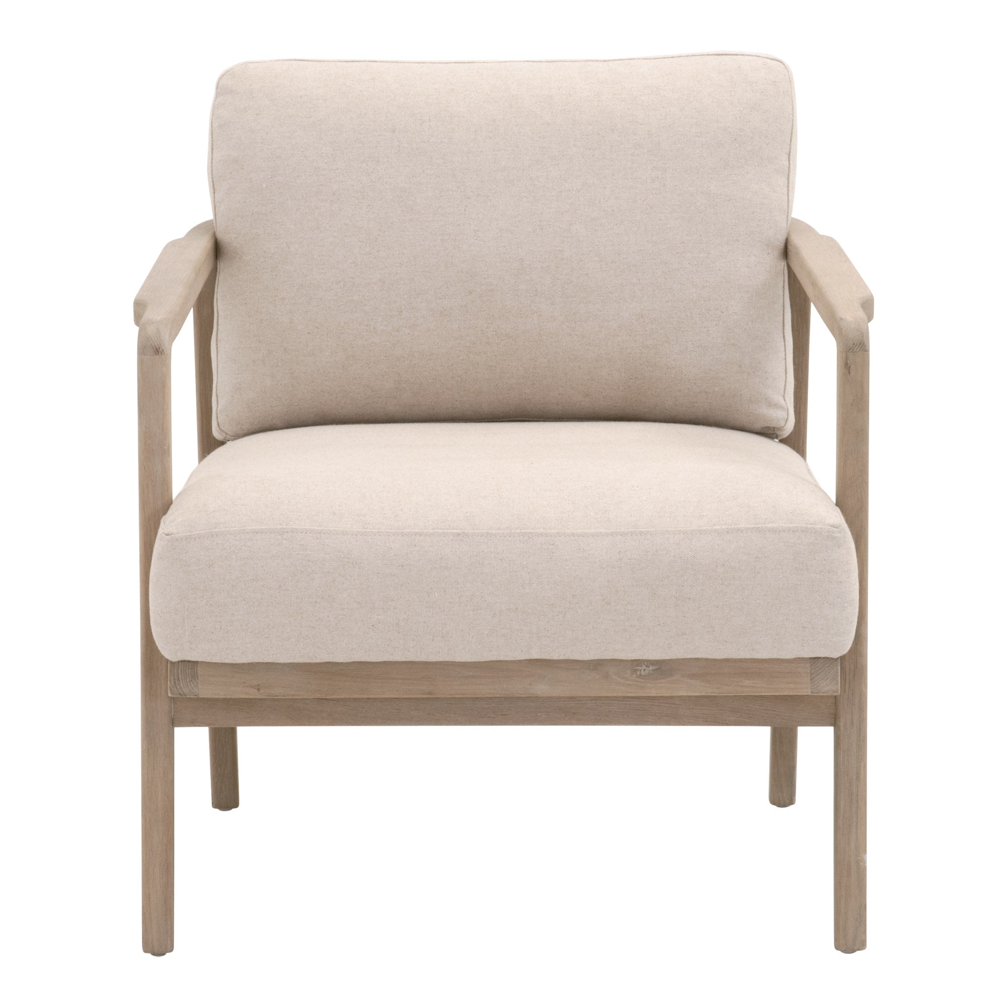  Essentials For Living Harbor Club Chair - Flax Linen - Bonton