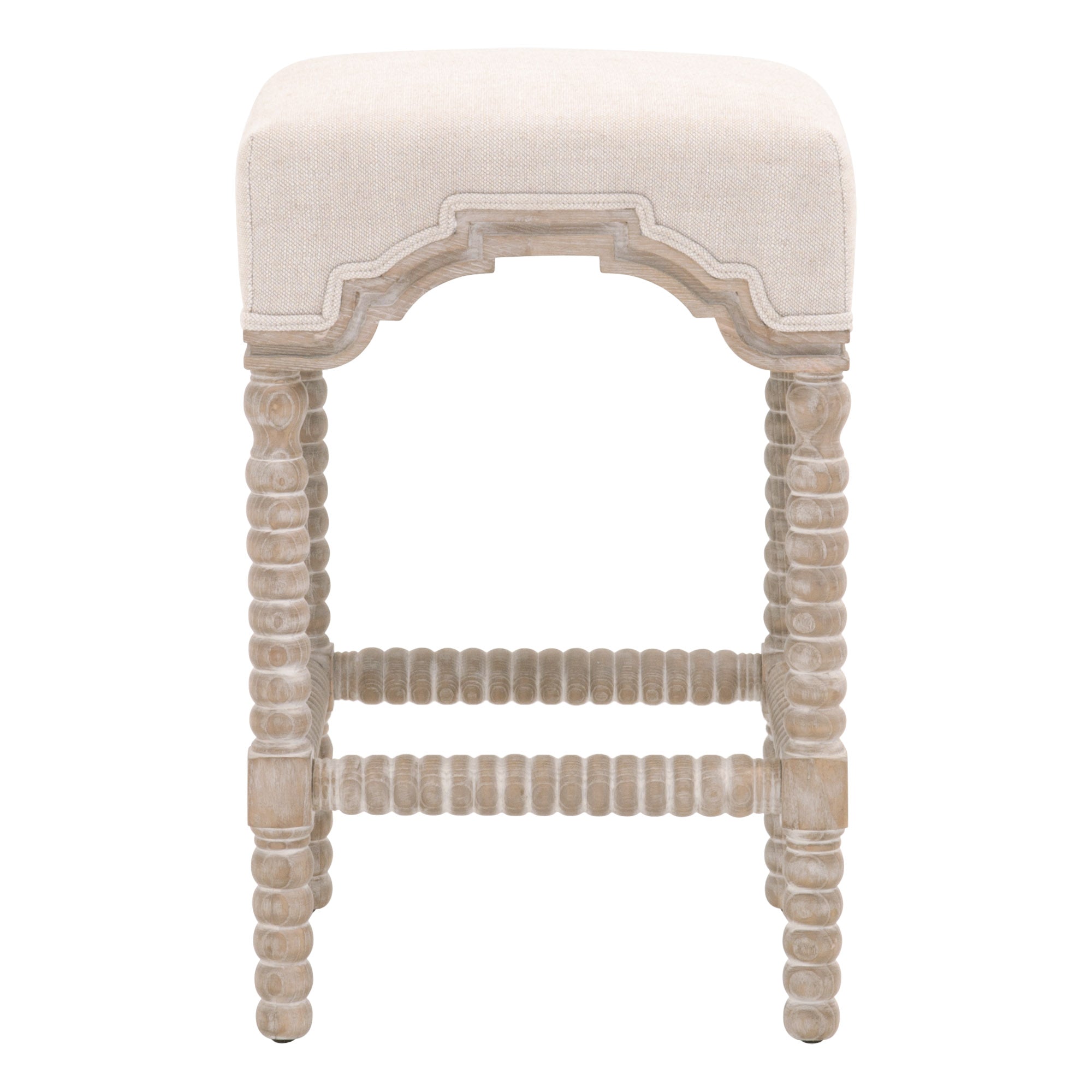  Essentials For Living Rue Counter Stool - Bisque French Linen - Bonton