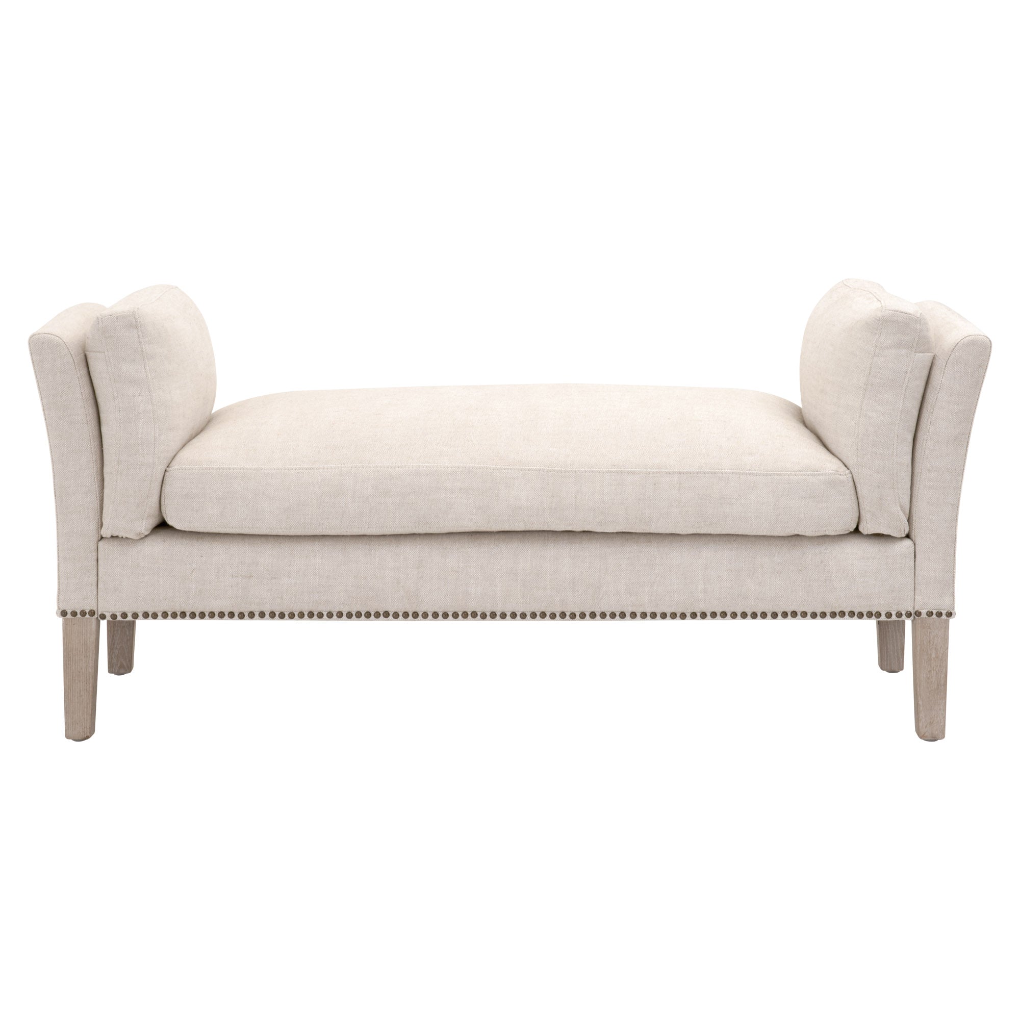  Essentials For Living Warner Bench - Natural Gray - Bonton