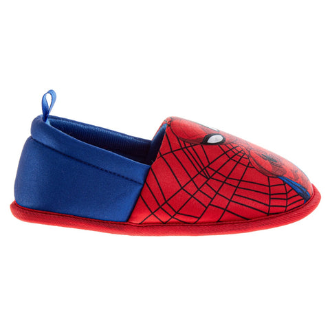 Marvel Spiderman Boys Slippers  the Amazing Spidey House Shoes Indoor Cozy Plush Slippers Size Toddlers