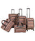 American Flyer Gold Coast 5-Piece Spinner Luggage Set