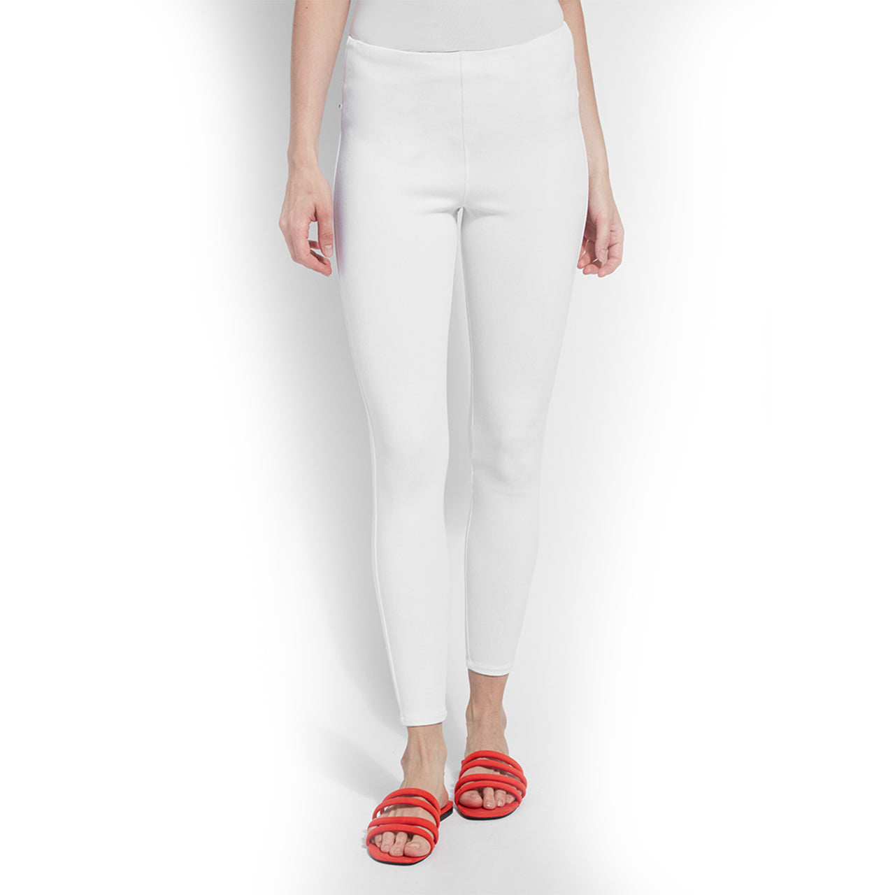  Lysse Denim White Pant - White - Bonton