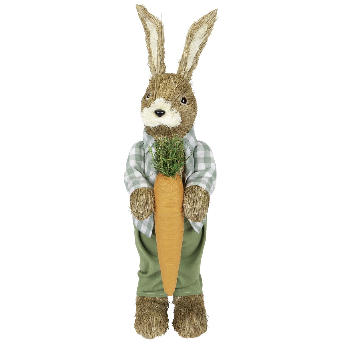  Northlight Spring Sisal Standing Bunny Rabbit Figure With Carrot - 19