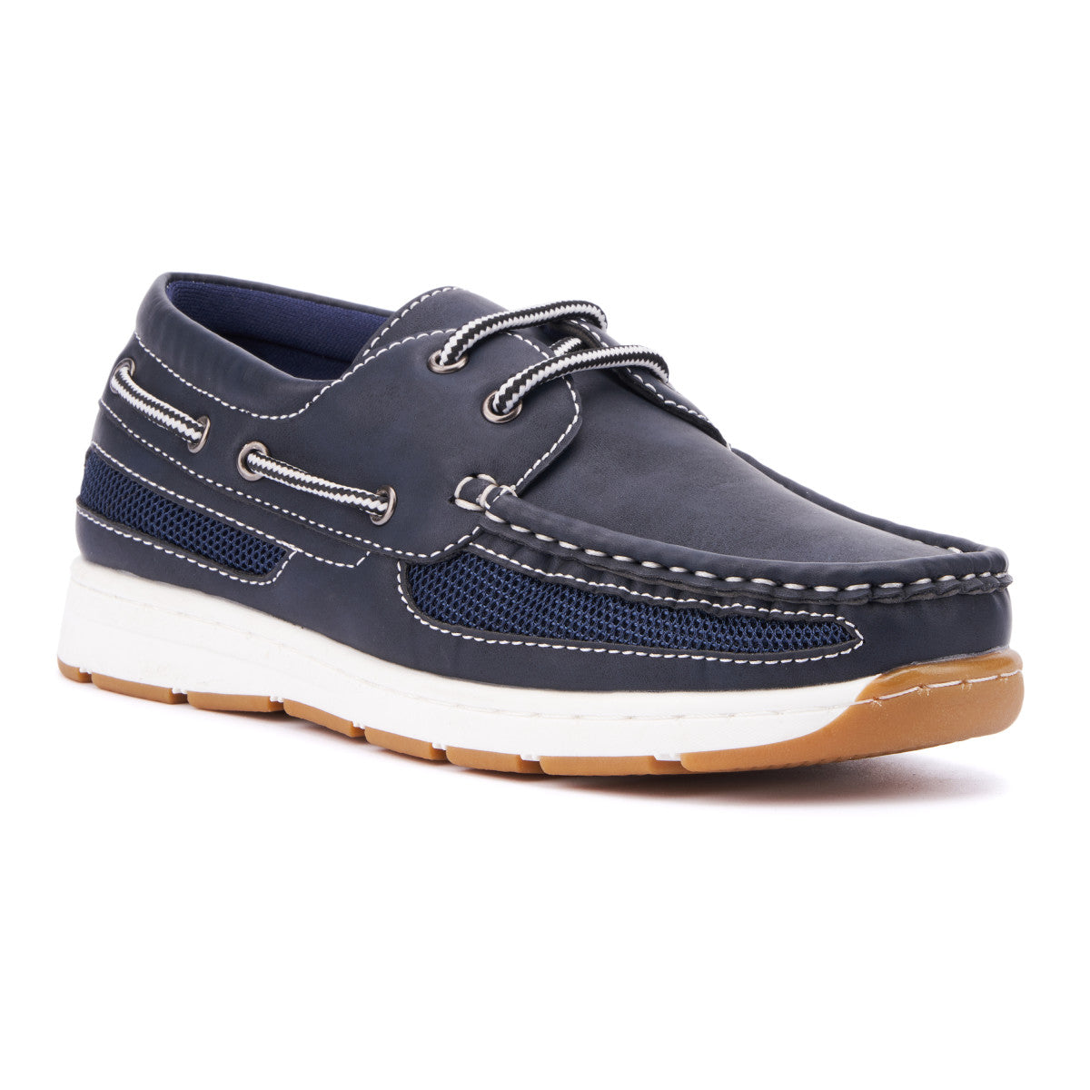  Xray Footwear Erwin Boy's Boat Shoe - Navy - Bonton